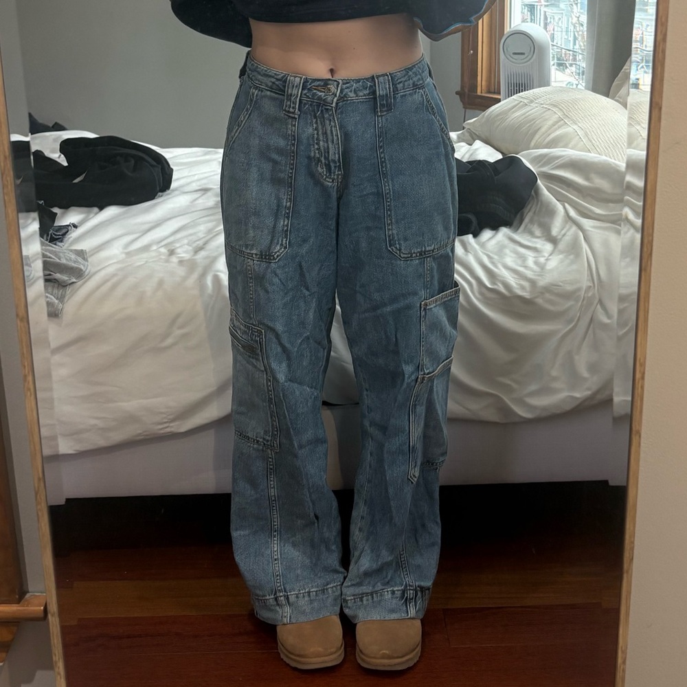 Wild Fable high rise cargo jeans